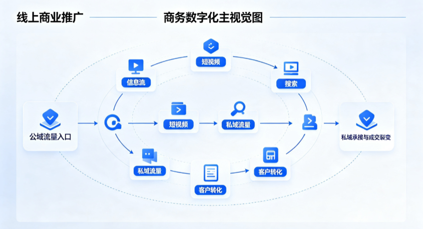 东台市线上商业推广怎么做？全域流量闭环搭建与低成本转化实战指南